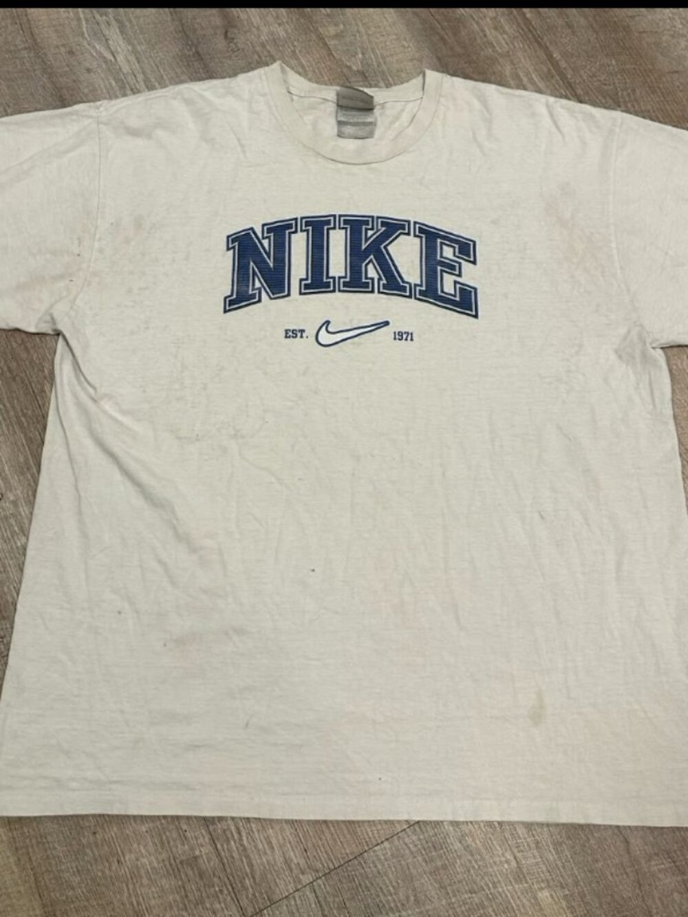 Vintage Nike Center Logo T-Shirt XXL Graphic Tee